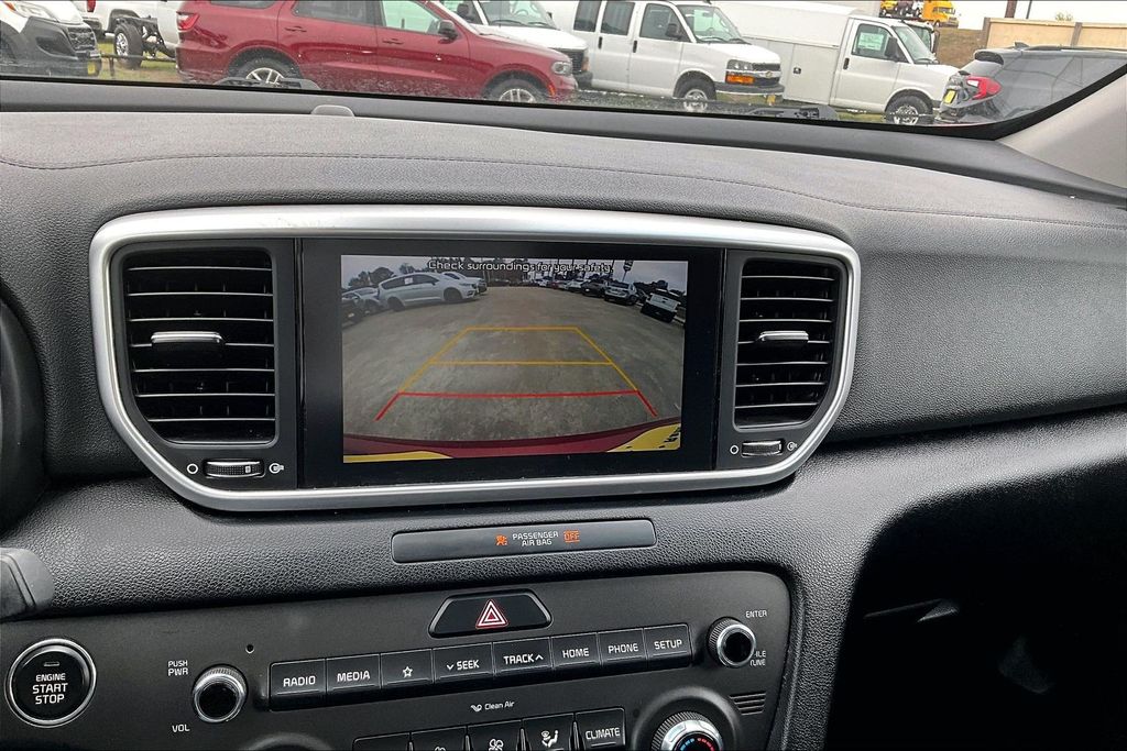 2022 Kia Sportage LX Red at DeMontrond Automotive Group