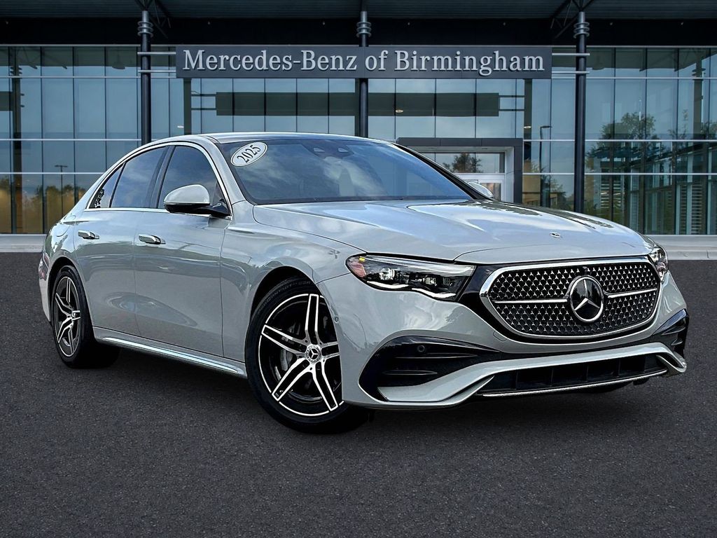 Gray (Alpine Grey) 2025 Mercedes-Benz E-Class Sedan All-Wheel Drive 9-Speed Automatic