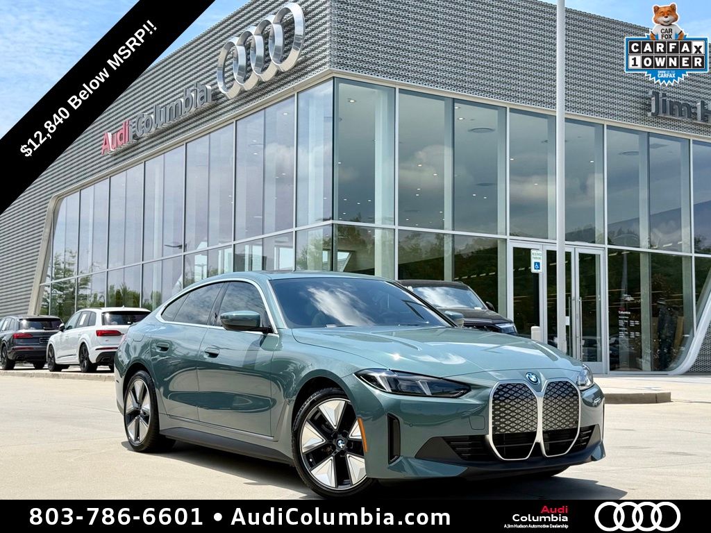 Cape York Green Metallic 2025 BMW i4 Sedan Rear-Wheel Drive Automatic