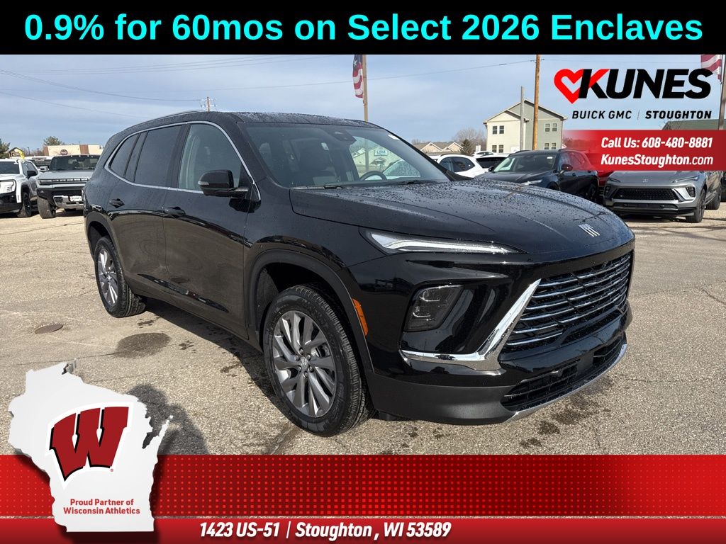 Black (ebony twilight metallic) 2026 Buick Enclave SUV / Crossover Front-Wheel Drive 8-Speed Automatic