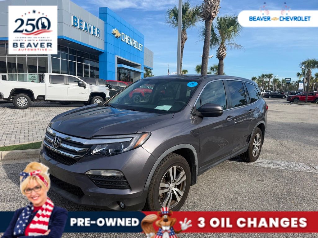 Gray 2017 Honda Pilot SUV / Crossover Front-Wheel Drive 6-Speed Automatic