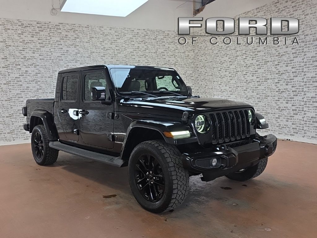 Black Clearcoat 2021 Jeep Gladiator Pickup Truck Four-Wheel Drive 8-Speed Automatic