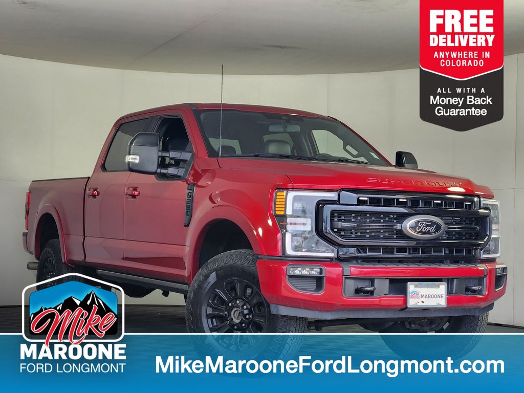 Red Metallic 2022 Ford F-250 Super Duty Pickup Truck Four-Wheel Drive Automatic