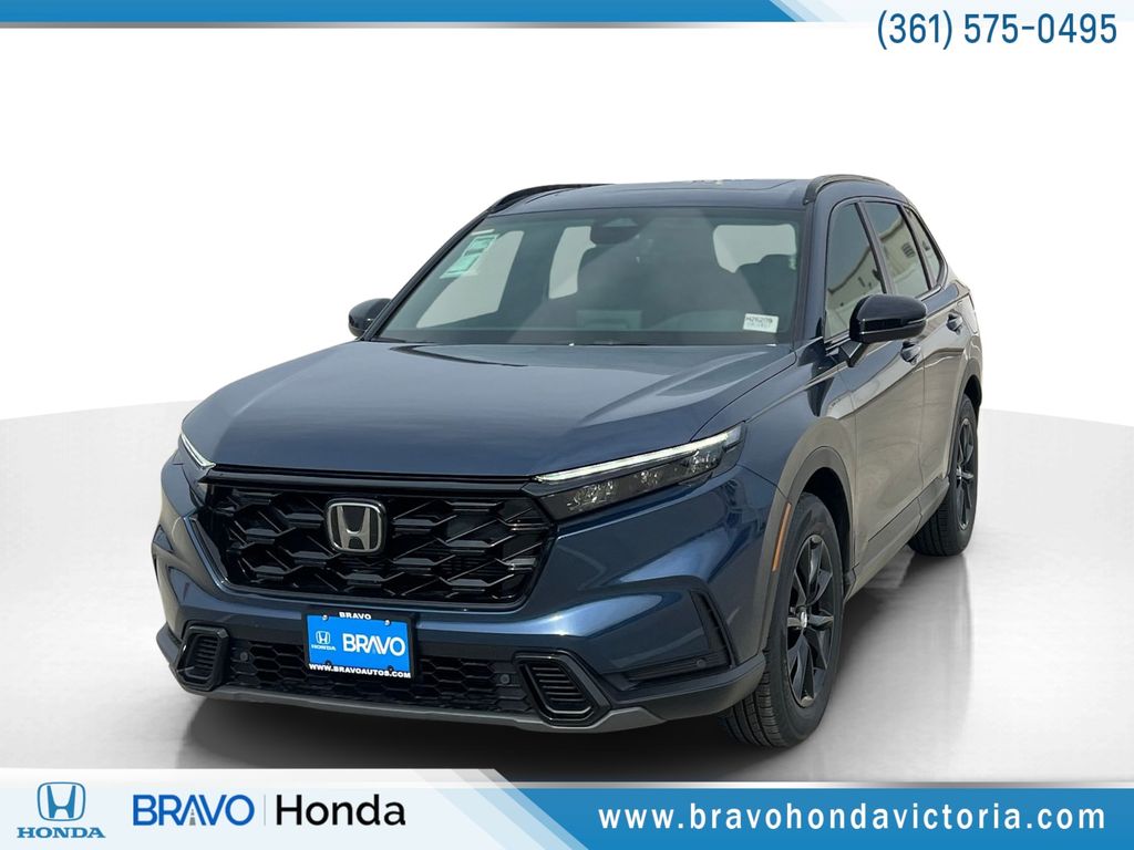Canyon River Blue Metallic 2026 Honda CR-V Hybrid SUV / Crossover Front-Wheel Drive Continuously Variable Transmission