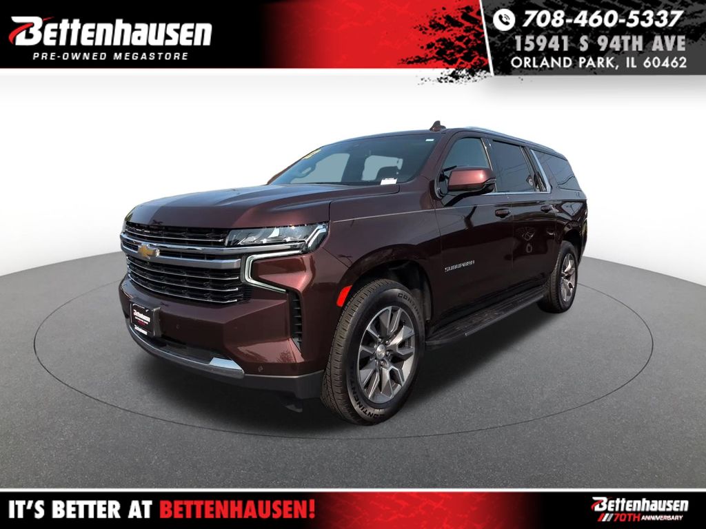 Auburn Metallic 2022 Chevrolet Suburban SUV / Crossover Four-Wheel Drive