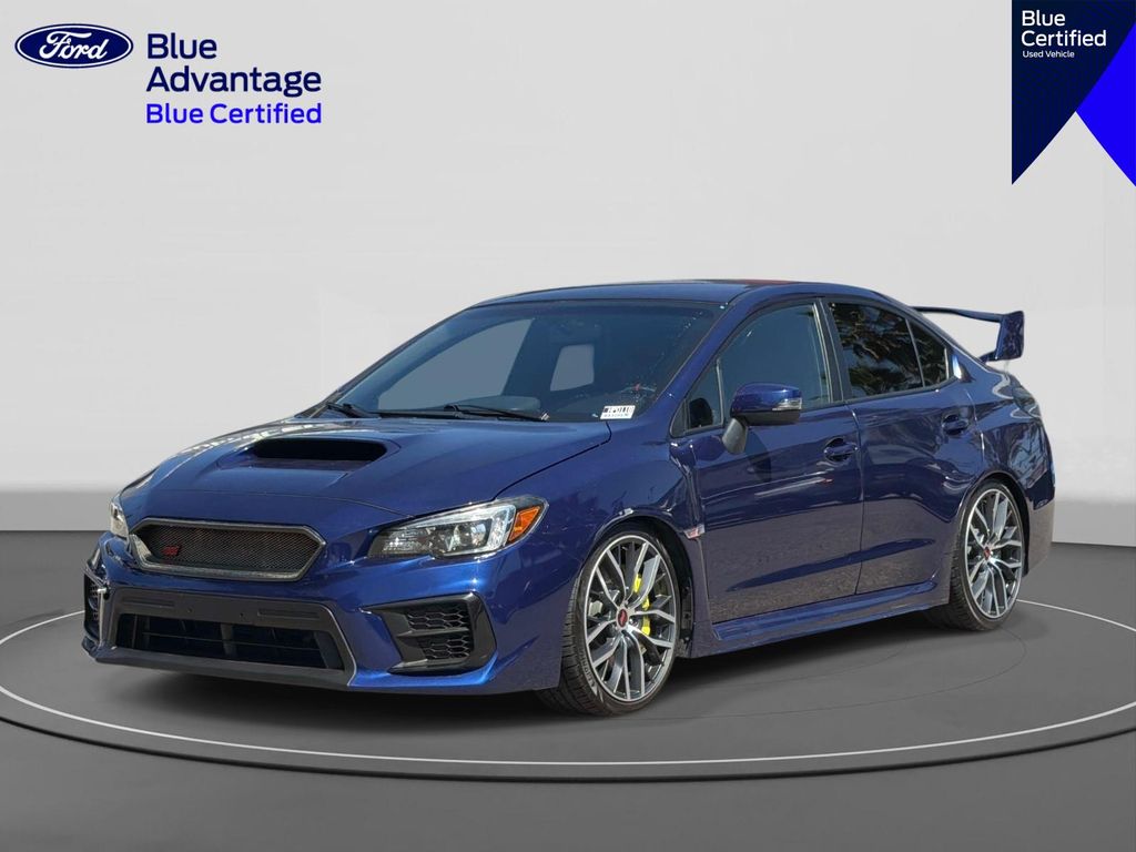 Lapis Blue Pearl 2020 Subaru WRX STI AWD Sedan All-Wheel Drive 6-Speed Manual