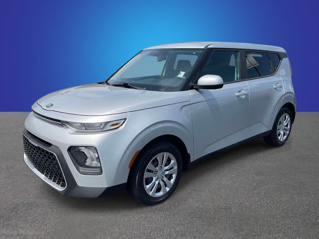 Sparkling Silver 2021 Kia Soul SUV / Crossover Front-Wheel Drive Continuously Variable Transmission