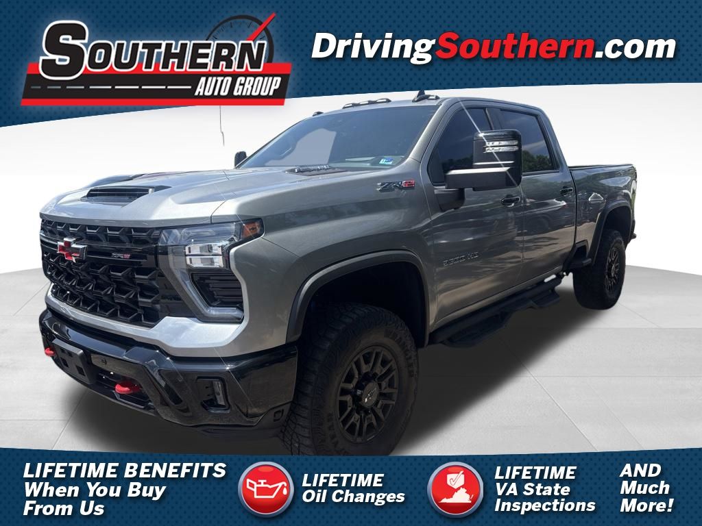 Sterling Gray Metallic 2025 Chevrolet Silverado 2500HD ZR2 Crew Cab 4WD Pickup Truck Four-Wheel Drive Automatic