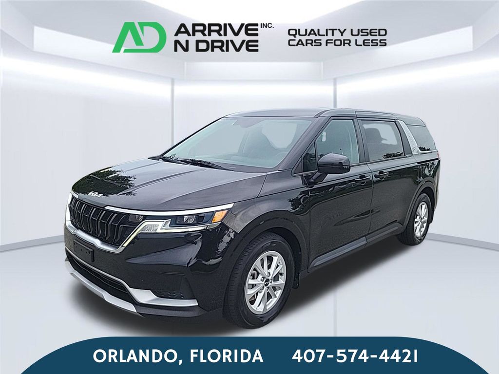 Aurora Black 2022 Kia Carnival Minivan Front-Wheel Drive 8-Speed Automatic