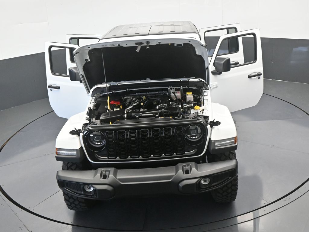Used 2024 Bright White Clearcoat Jeep Willys image 75