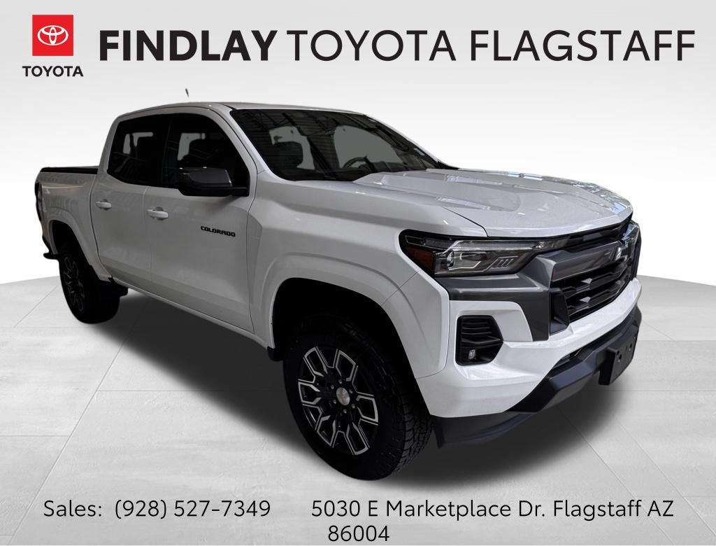 Summit White 2023 Chevrolet Colorado LT Crew Cab 4WD Pickup Truck Four-Wheel Drive 8-Speed Automatic