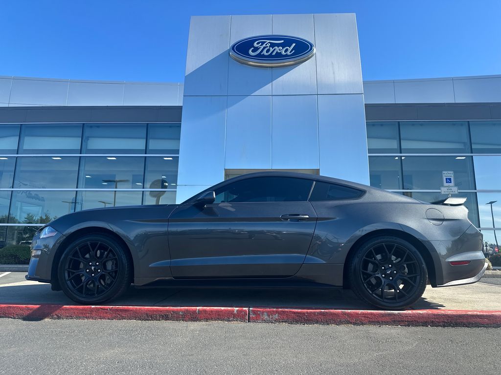 Gray (Magnetic) 2019 Ford Mustang EcoBoost Coupe RWD Coupe Rear-Wheel Drive 6-Speed Manual