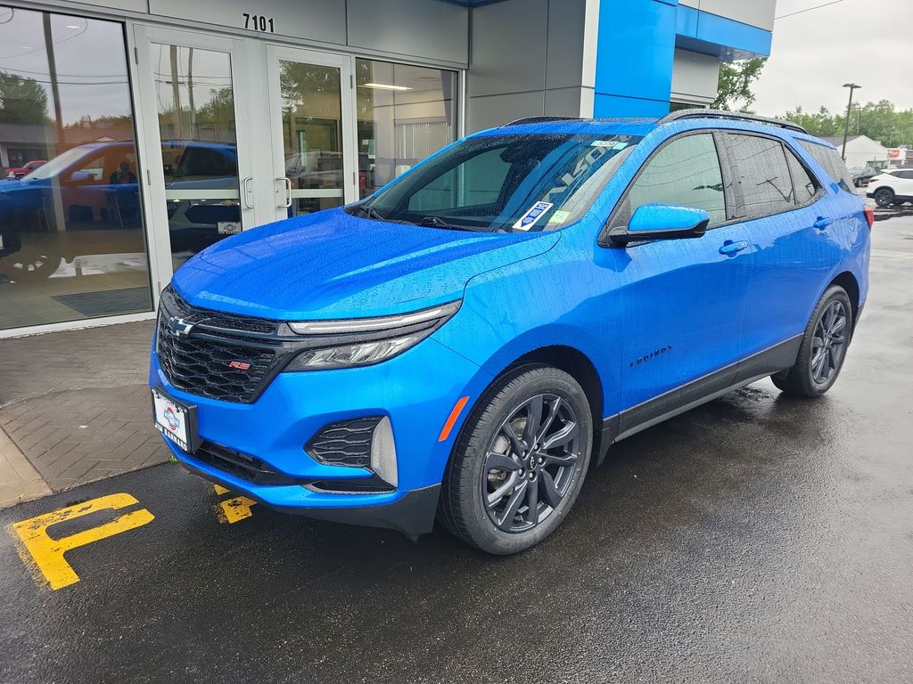 Riptide Blue Metallic 2024 Chevrolet Equinox SUV / Crossover Four-Wheel Drive 6-Speed Automatic Overdrive
