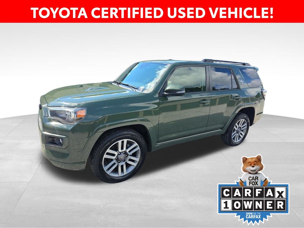 Army Green 2022 Toyota 4Runner SUV / Crossover Four-Wheel Drive 5-Speed Automatic