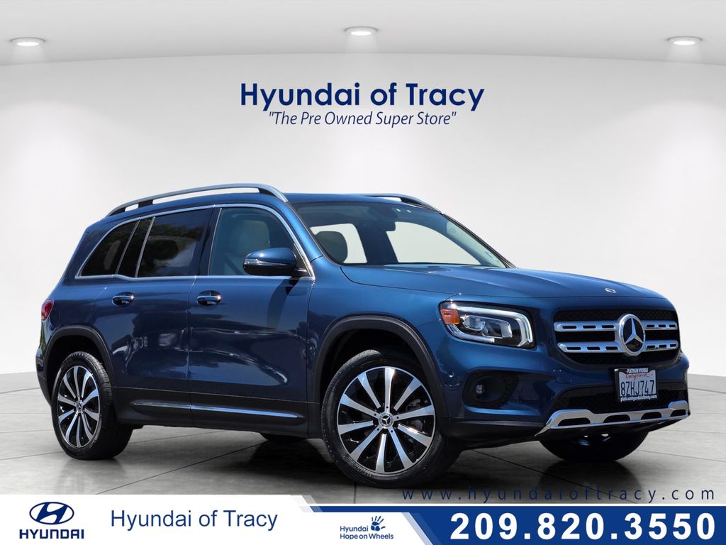 Denim Blue Metallic 2021 Mercedes-Benz GLB SUV / Crossover All-Wheel Drive 8-Speed Automatic