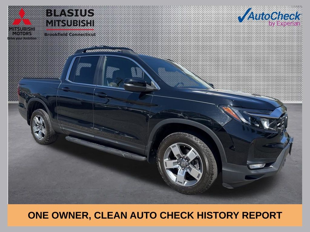 Crystal Black Pearl 2024 Honda Ridgeline RTL AWD Pickup Truck All-Wheel Drive 9-Speed Automatic