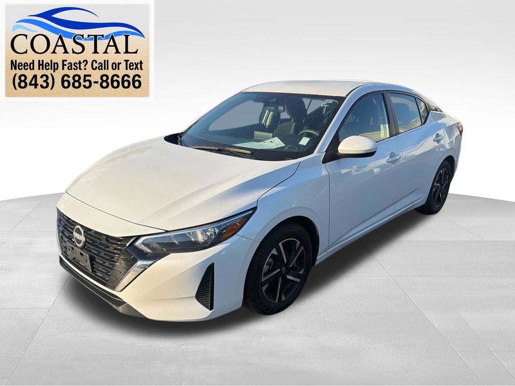 2024 Nissan Sentra SV White at Stokes Mazda