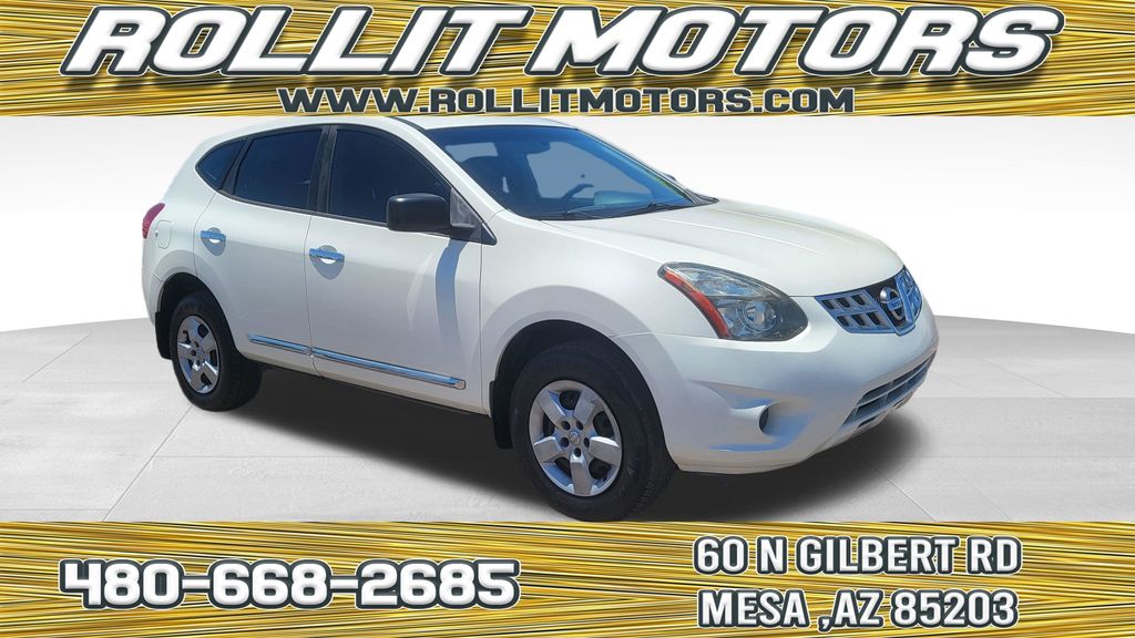Pearl White 2015 Nissan Rogue Select S SUV / Crossover Front-Wheel Drive Continuously Variable Transmission
