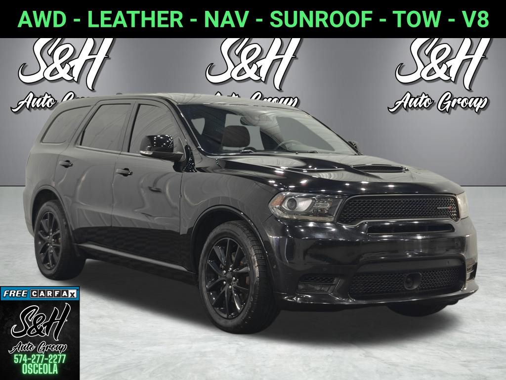 DB Black Crystal Clearcoat 2018 Dodge Durango R/T AWD SUV / Crossover All-Wheel Drive 8-Speed Automatic