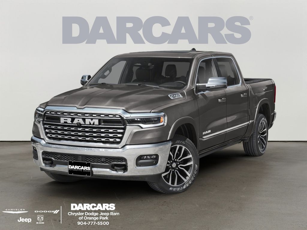 Gray (Granite Crystal Metallic Clearcoat) 2026 RAM 1500 Pickup Truck Four-Wheel Drive 8-Speed Automatic