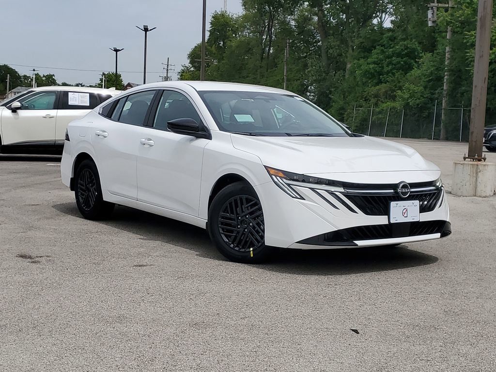White (Fresh Powder) 2026 Nissan Sentra SV FWD Sedan Front-Wheel Drive Continuously Variable Transmission