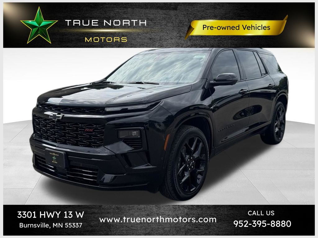 Black 2026 Chevrolet Traverse SUV / Crossover Four-Wheel Drive 8-Speed Automatic