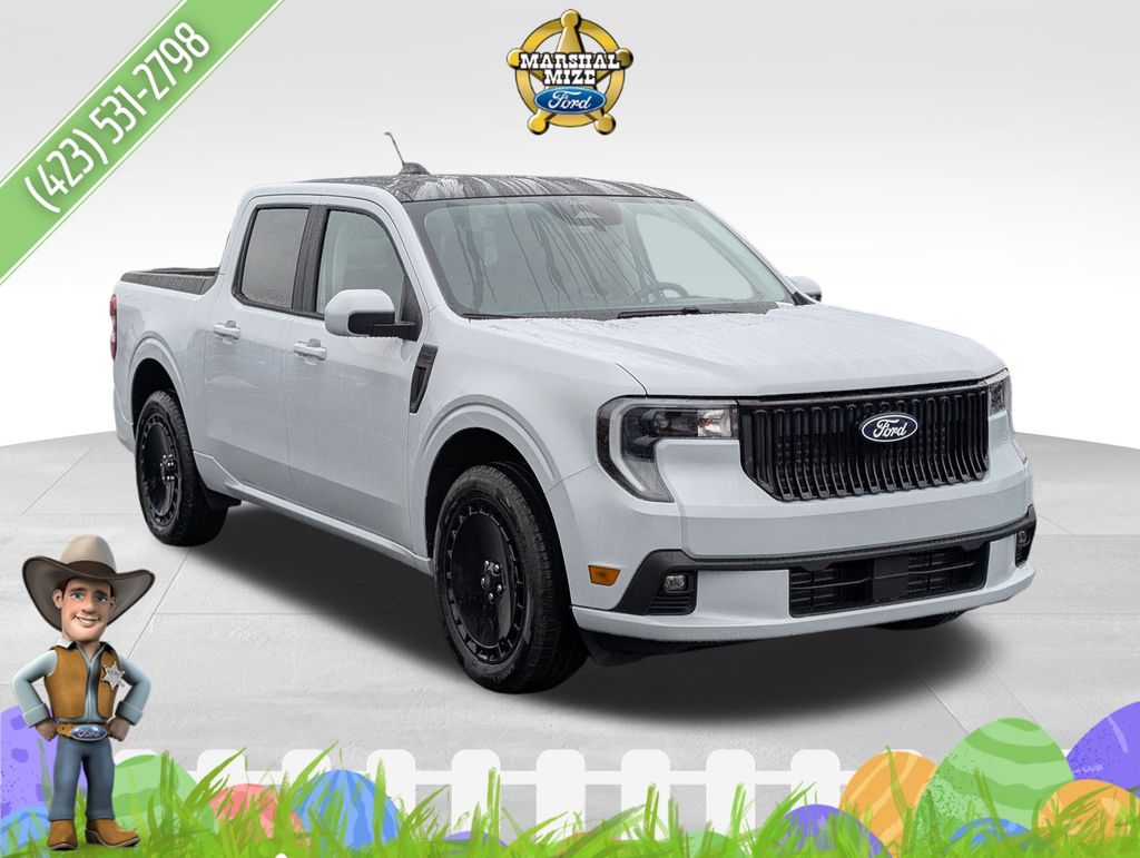 Space White Metallic 2026 Ford Maverick Lobo SuperCrew AWD Pickup Truck All-Wheel Drive 7-Speed Automatic