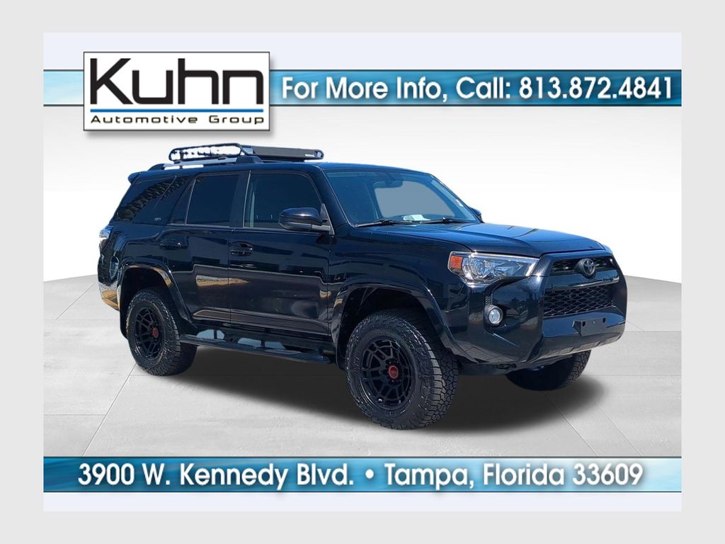 Midnight Black Metallic 2019 Toyota 4Runner SUV / Crossover Four-Wheel Drive 5-Speed Automatic Overdrive