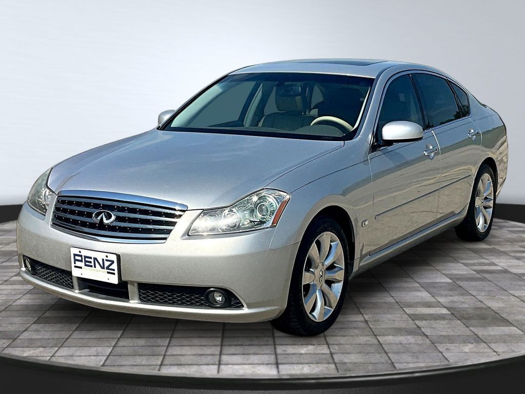 Gray (Liquid Platinum Metallic) 2006 INFINITI M35 Sedan Rear-Wheel Drive 5-Speed Automatic