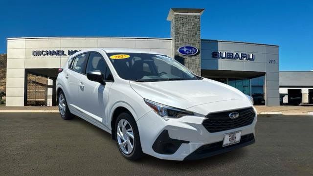 Crystal White Pearl 2025 Subaru Impreza Wagon All-Wheel Drive Continuously Variable Transmission