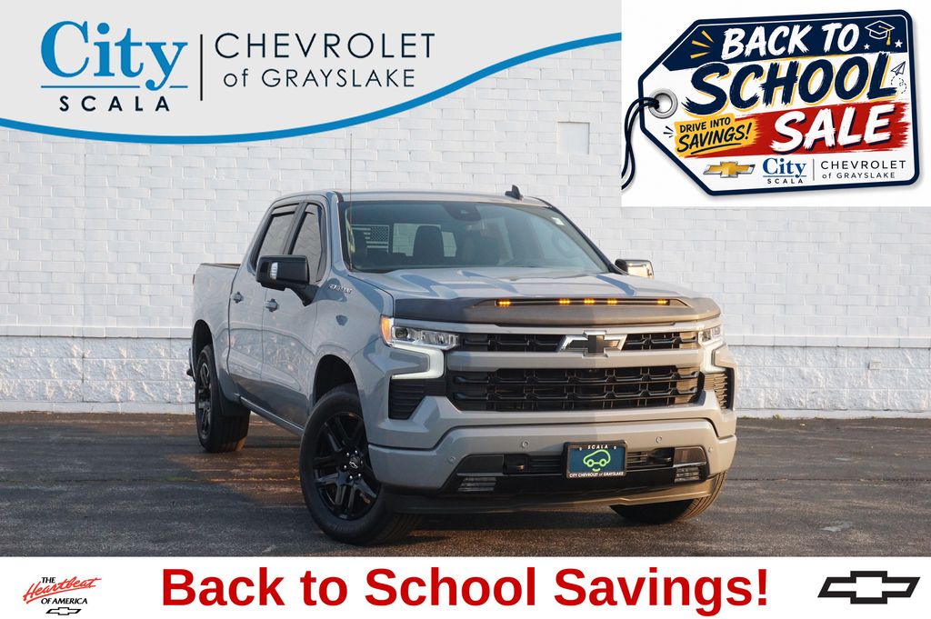 Slate Gray Metallic 2024 Chevrolet Silverado 1500 Pickup Truck Four-Wheel Drive Automatic