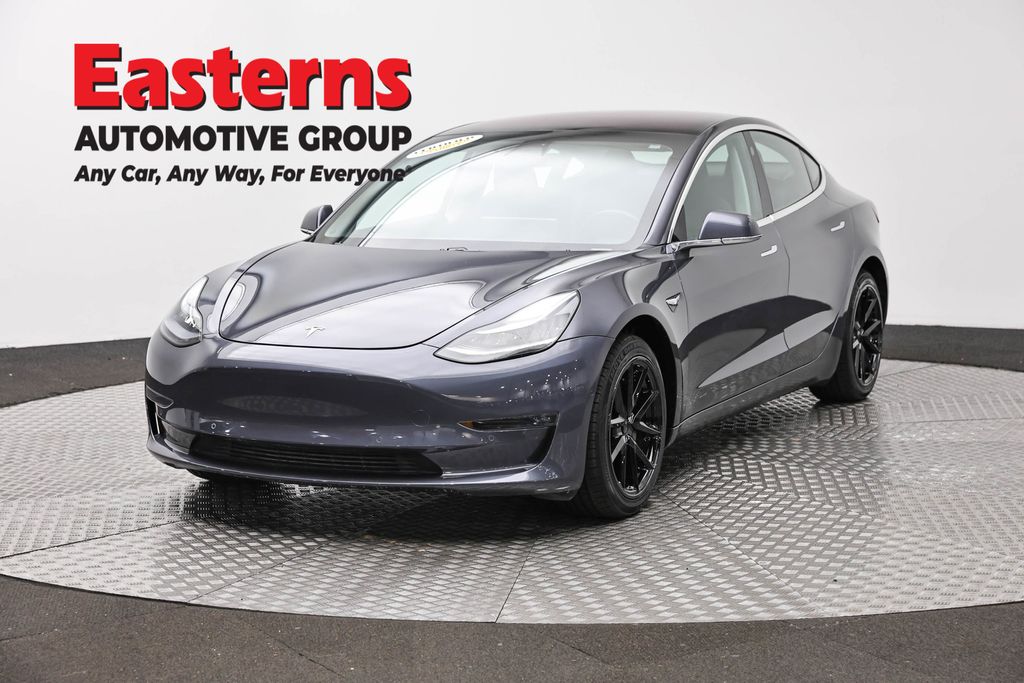 Gray 2018 Tesla Model 3 Long Range AWD Sedan All-Wheel Drive 1-Speed Automatic