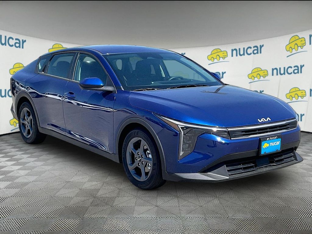 Blue 2026 Kia K4 Sedan Front-Wheel Drive Continuously Variable Transmission