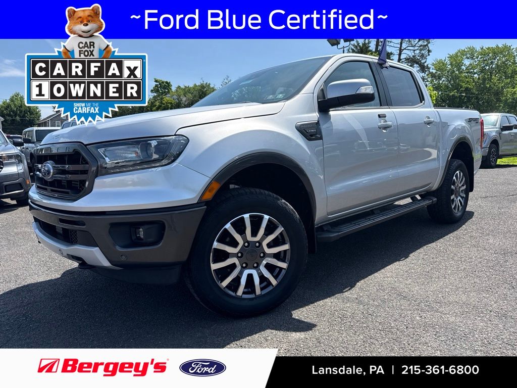 Ingot Silver 2019 Ford Ranger Pickup Truck Four-Wheel Drive Automatic