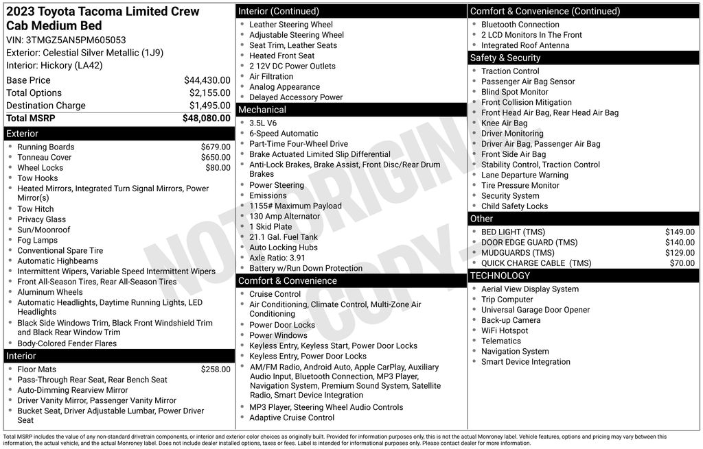 2023 Toyota Tacoma Limited