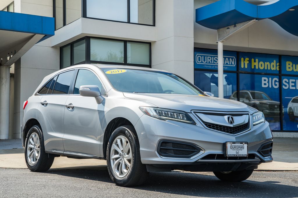 Silver Metallic 2017 Acura RDX SUV / Crossover Front-Wheel Drive 6-Speed Automatic