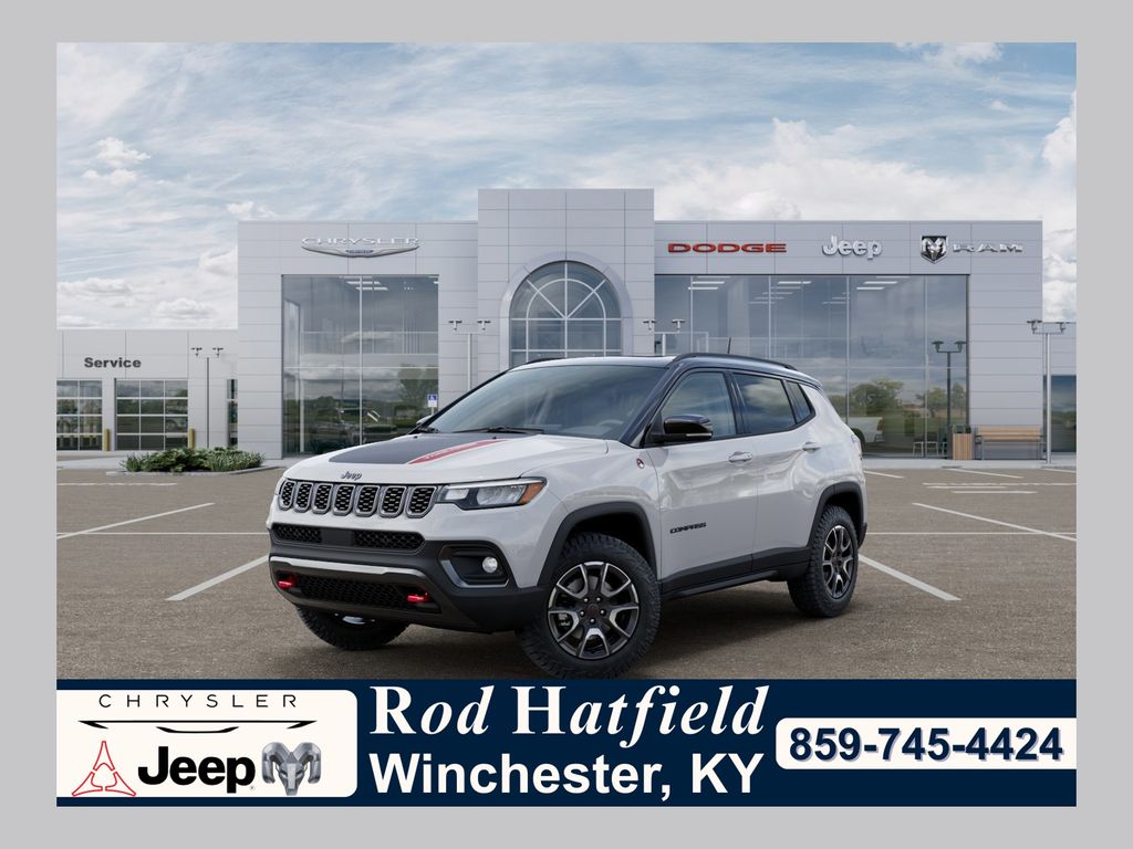 Bright White Clearcoat 2026 Jeep Compass Trailhawk 4WD SUV / Crossover Four-Wheel Drive 8-Speed Automatic