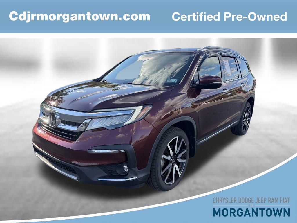 Red (Scarlet) 2021 Honda Pilot SUV / Crossover All-Wheel Drive 9-Speed Automatic