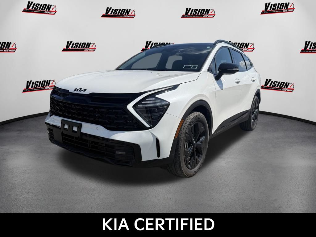 Snow White Pearl 2025 Kia Sportage Hybrid Plug-In SUV / Crossover All-Wheel Drive 6-Speed Automatic