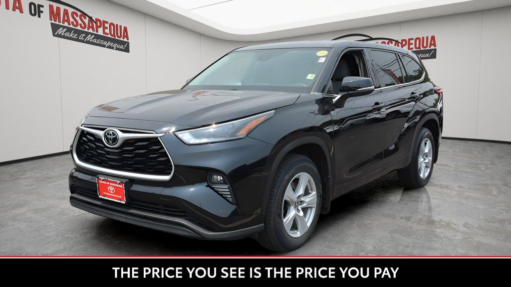 Midnight Black Metallic 2021 Toyota Highlander SUV / Crossover All-Wheel Drive 8-Speed Automatic