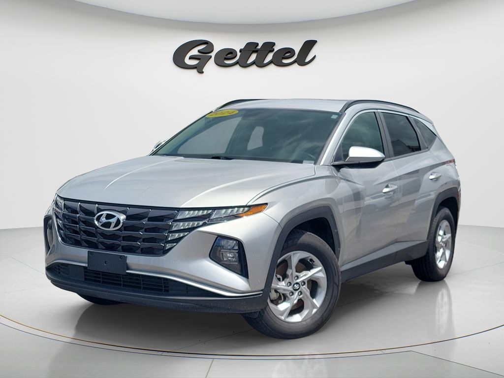 Shimmering Silver 2024 Hyundai Tucson SUV / Crossover All-Wheel Drive 8-Speed Automatic