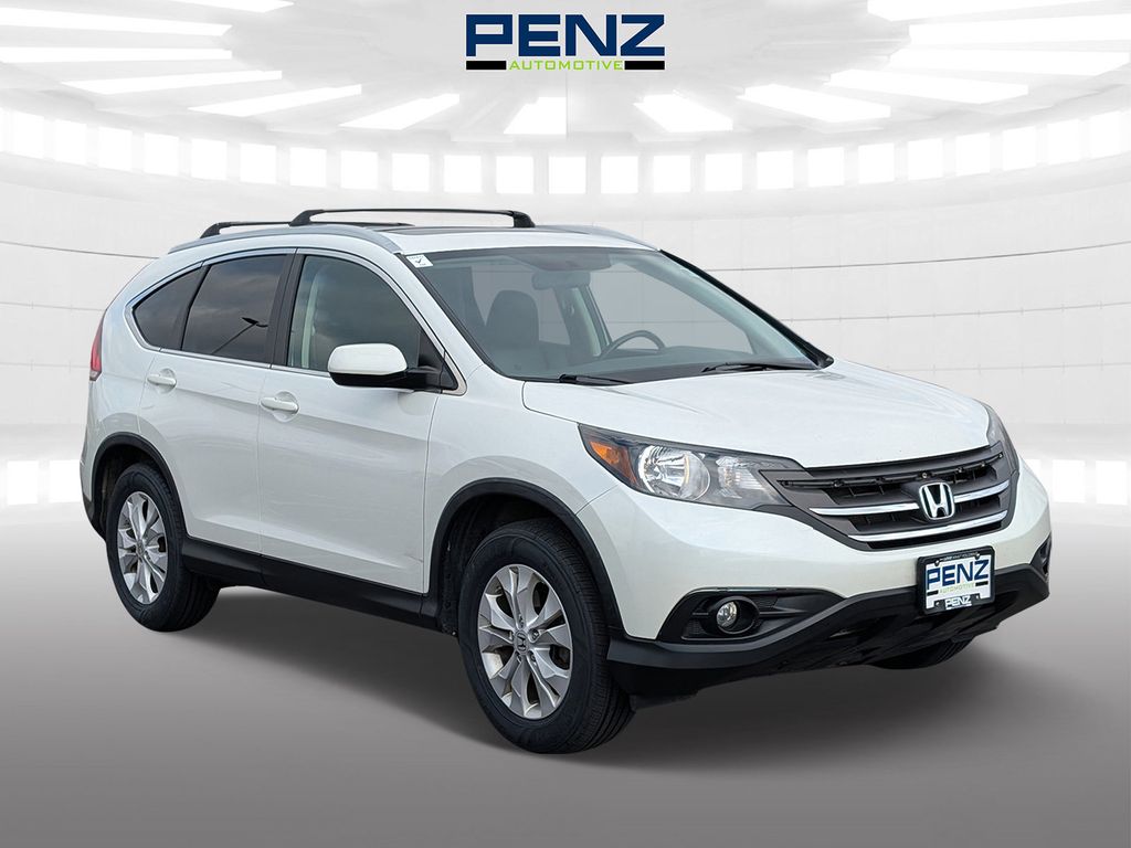 White Diamond Pearl 2013 Honda CR-V EX-L FWD SUV / Crossover Front-Wheel Drive 5-Speed Automatic