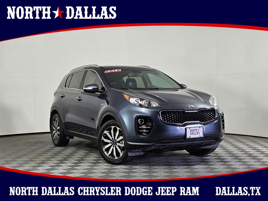 Pacific Blue 2017 Kia Sportage SUV / Crossover All-Wheel Drive 6-Speed Automatic