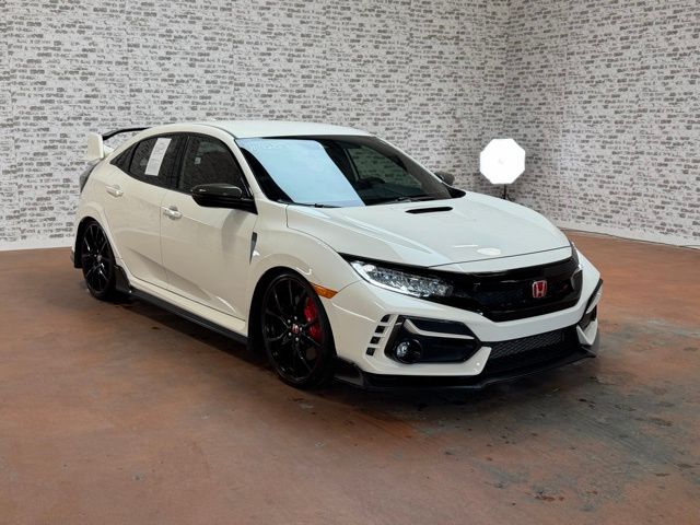 Championship White 2020 Honda Civic Type R Touring FWD Hatchback Front-Wheel Drive 6-Speed Manual