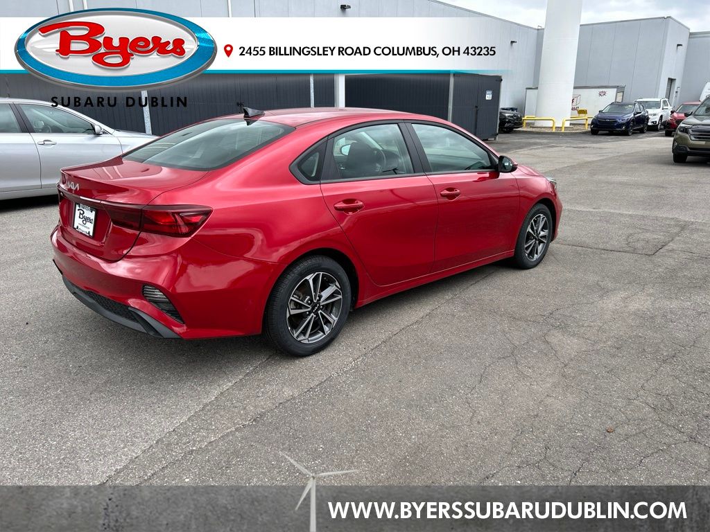 Currant Red 2024 Kia Forte LXS FWD Sedan Front-Wheel Drive Continuously Variable Transmission