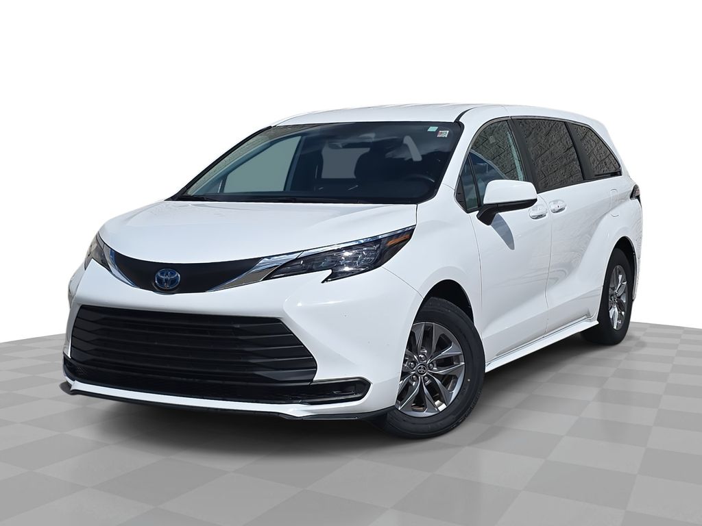 Ice Cap 2025 Toyota Sienna Minivan Front-Wheel Drive Continuously Variable Transmission