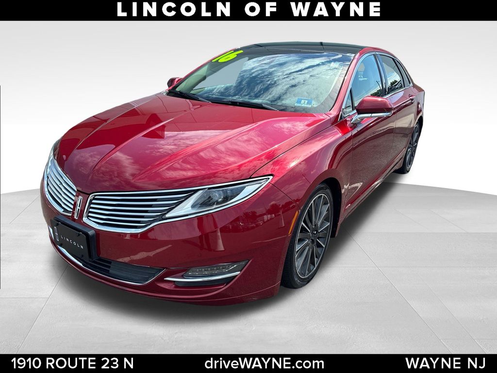 Ruby Red Metallic 2016 Lincoln MKZ Sedan All-Wheel Drive 6-Speed Automatic