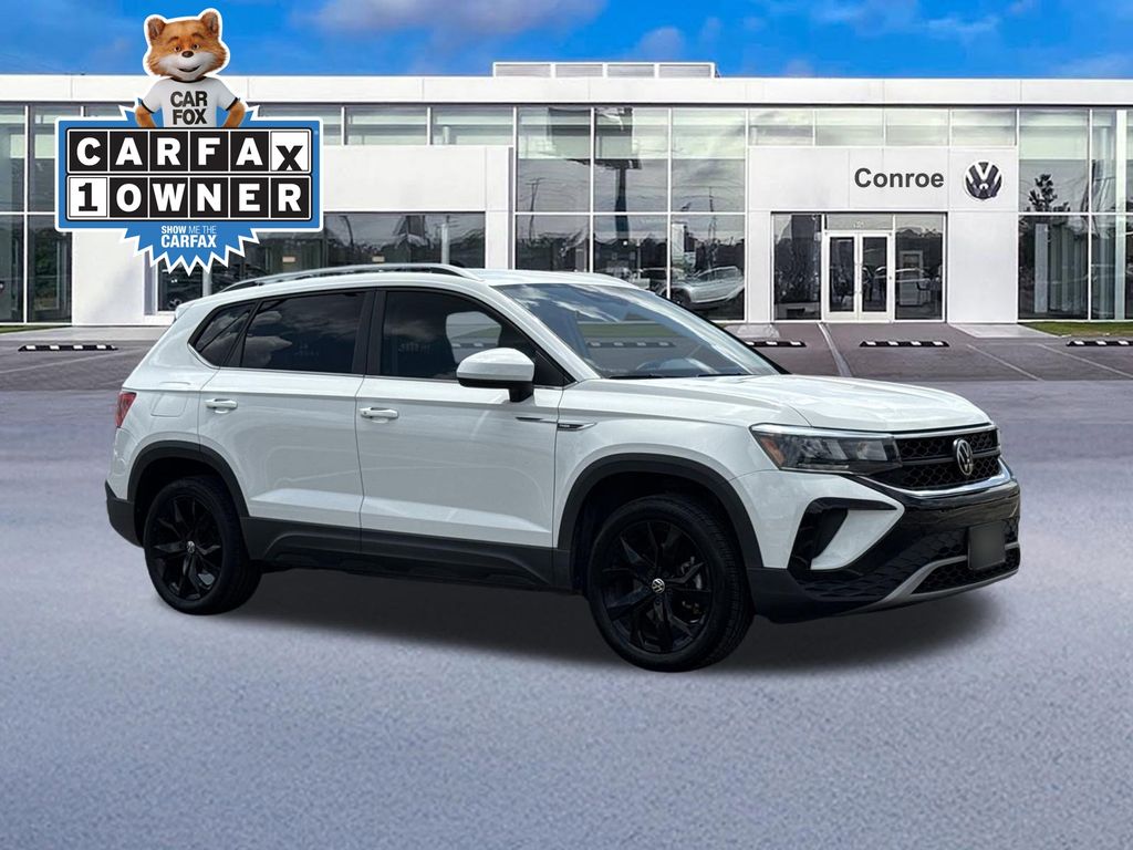 2023 Volkswagen Taos 1.5T SE White at DeMontrond Automotive Group