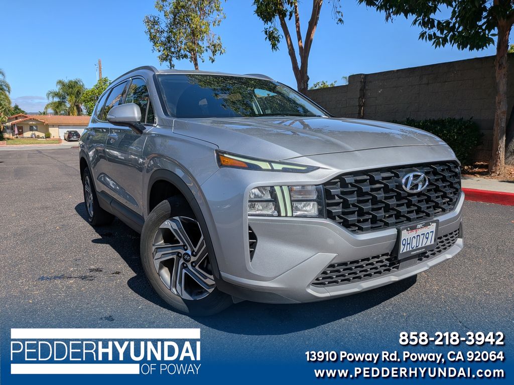 Shimmering Silver Pearl 2023 Hyundai Santa Fe SUV / Crossover Front-Wheel Drive 8-Speed Automatic