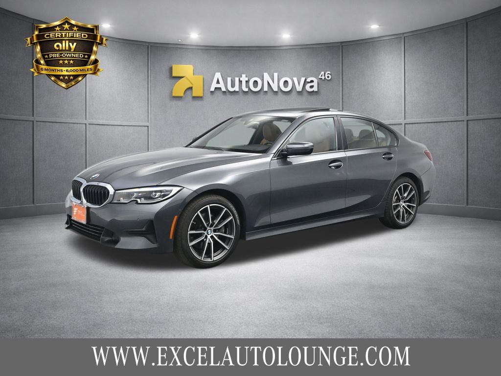 Gray (Mineral Grey Metallic) 2022 BMW 3 Series Sedan All-Wheel Drive 8-Speed Automatic
